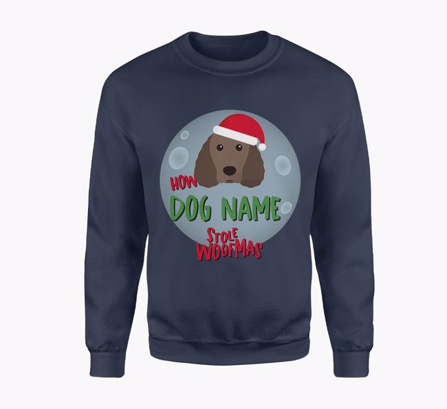 Dog Stole Woofmas: Personalised {breedFullName} Adult Jumper